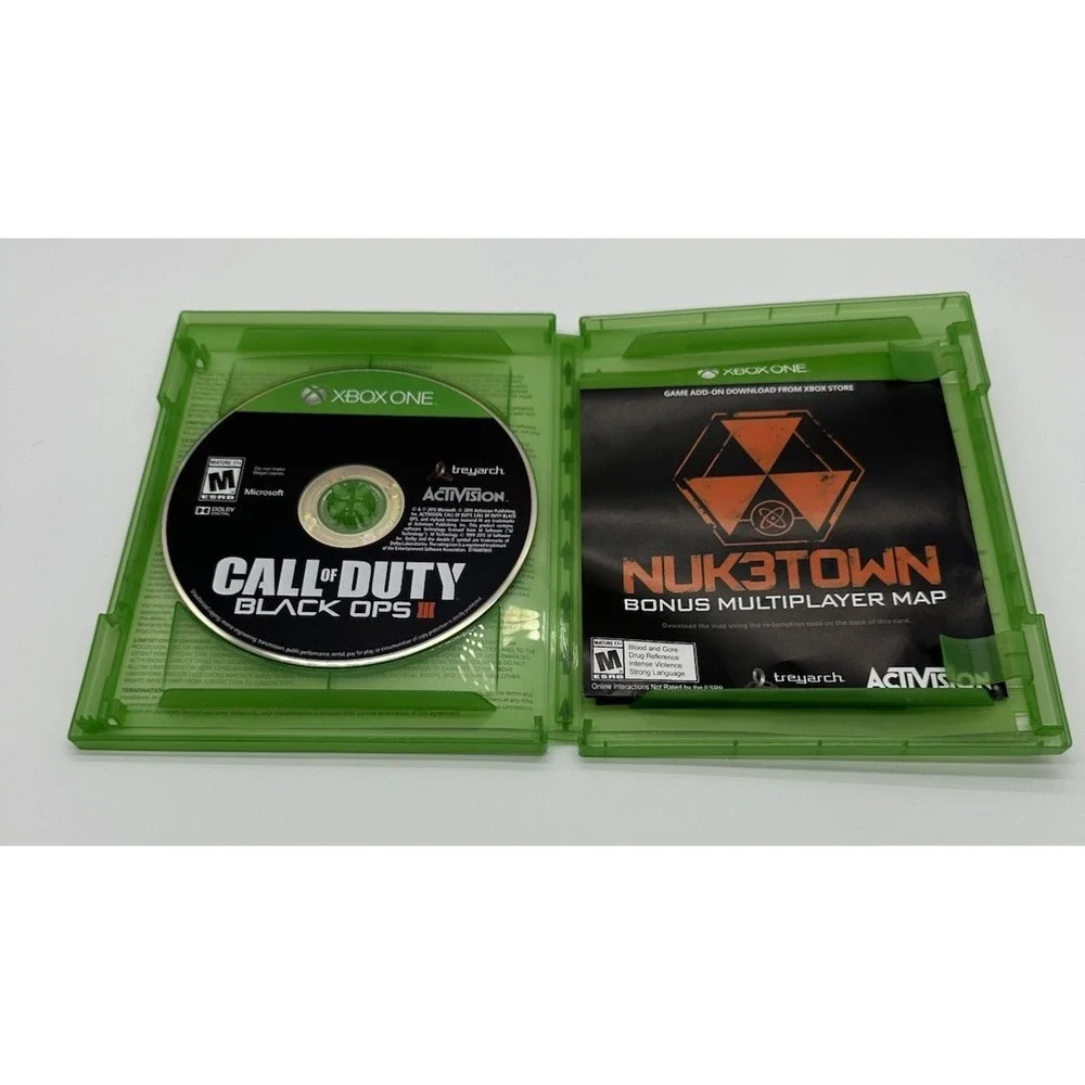 CALL OF DUTY BLACK OPS III MICROSOFT XBOX ONE COMPLETE CIB COMPLETE TESTED WORKS